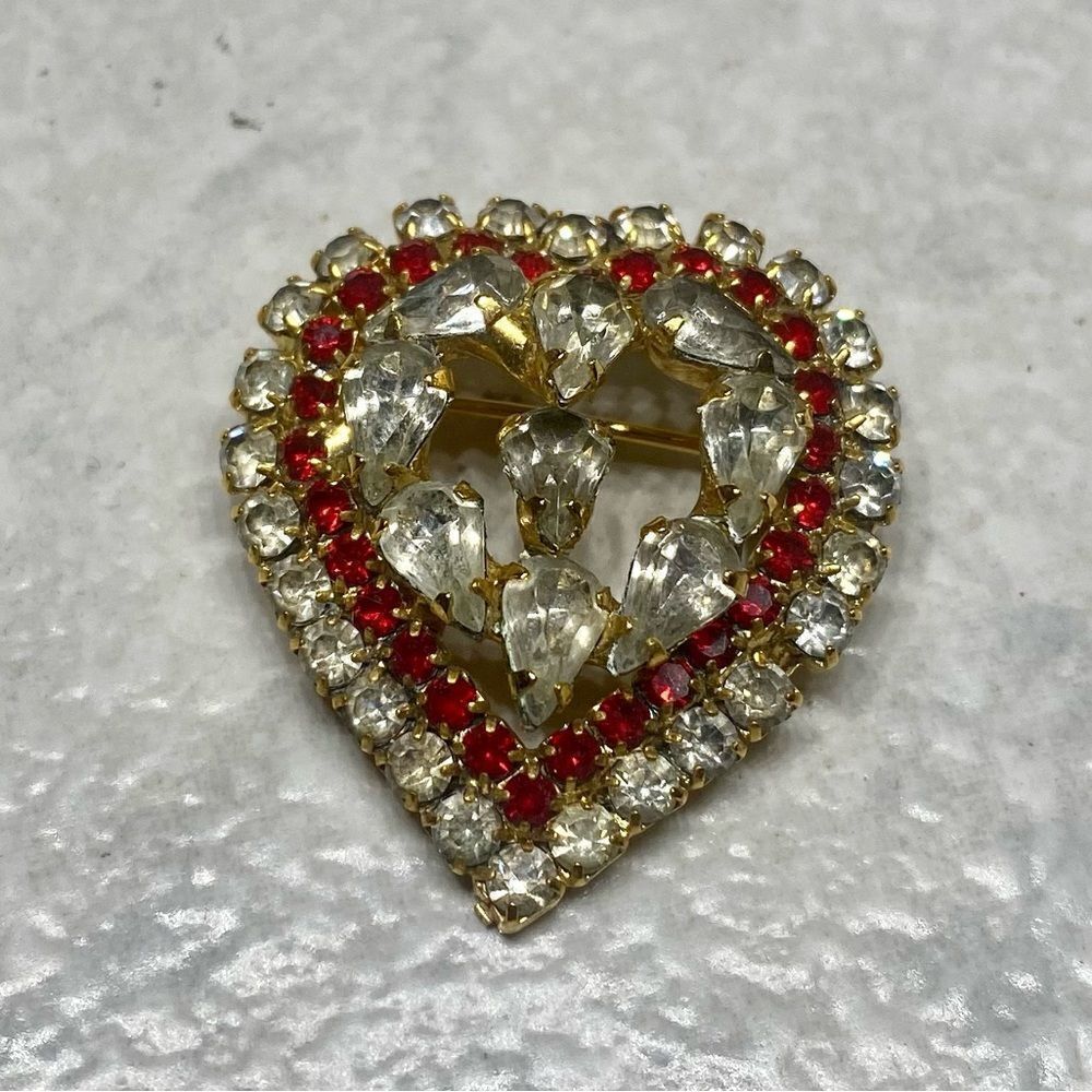 Vintage Heart Brooch